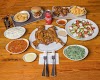 Buffet spread